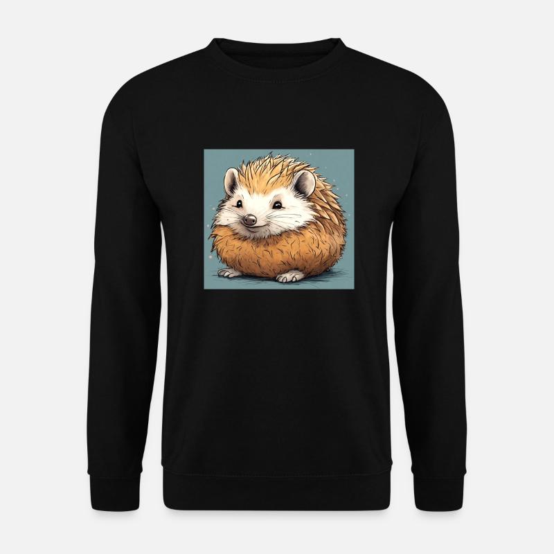 Niedlicher Igel - Unisex Pullover - Schwarz