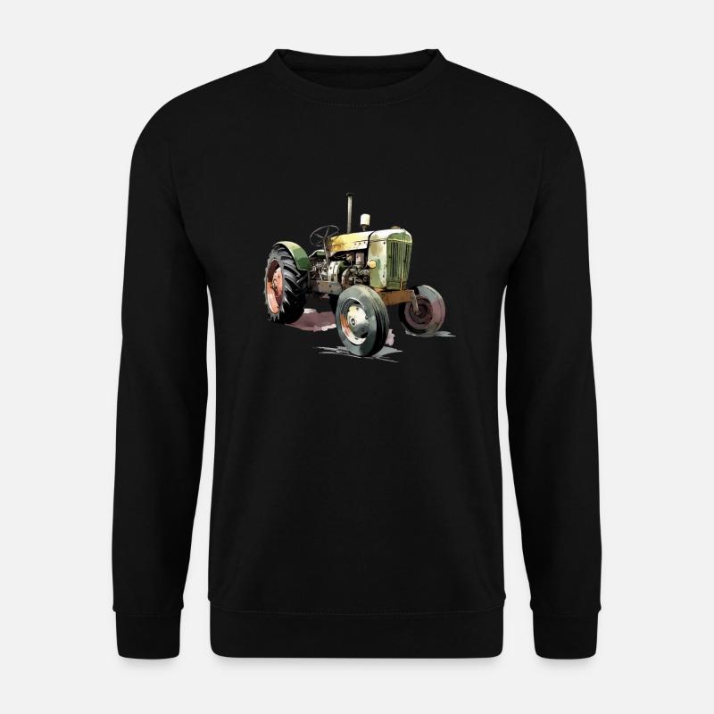 Old-fashioned tractor n°2 - Unisex Sweatshirt - black