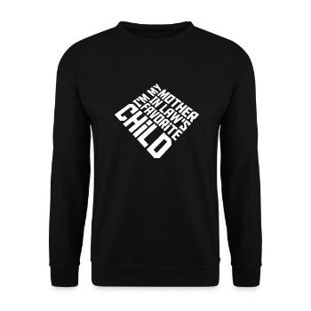 Je suis la blague préférée de ma belle-mère en disant - Sweat-shirt Unisexe - noir - Devant - Alina (178cm) & Michal (187cm)