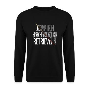 Noël drôle terrier humour caniche chiot - Sweat-shirt Unisexe - noir - Devant - Alina (178cm) & Michal (187cm)