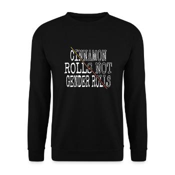 Ruth Bader Ginsburg Barber Hair Jokes Awesome - Unisex Sweatshirt - black - Front - Alina (178cm) & Michal (187cm)