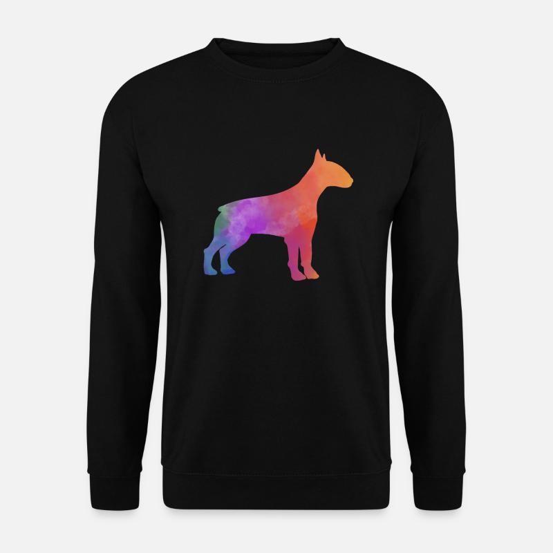 BULLTERRIER bunt - Unisex Pullover - Schwarz