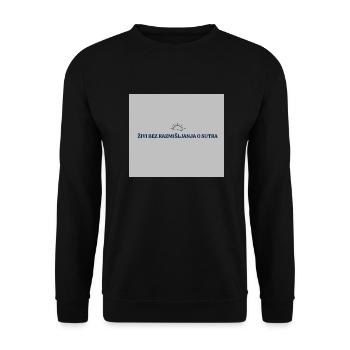 Txm-Mondes - Sweat-shirt Unisexe - noir - Devant - Alina (178cm) & Michal (187cm)