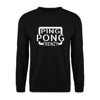 velocity training competitive table tennis joke - Unisex Pullover - Schwarz - Vorne - Alina (178cm) & Michal (187cm)