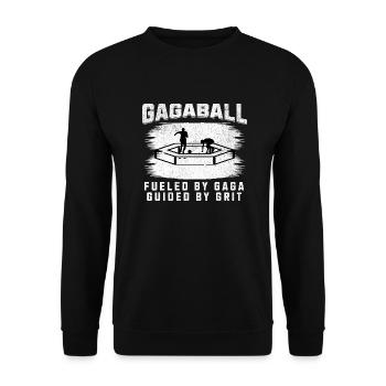 Gagaball - Unisex Pullover - Schwarz - Vorne - Alina (178cm) & Michal (187cm)