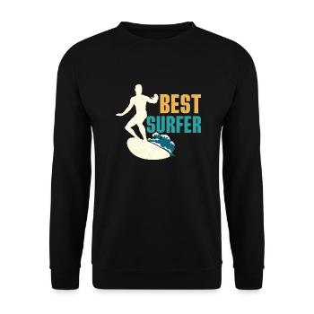 A Good Day Starts With Coffee And Forklift Driving - Unisex Sweatshirt - black - Front - Alina (178cm) & Michal (187cm)