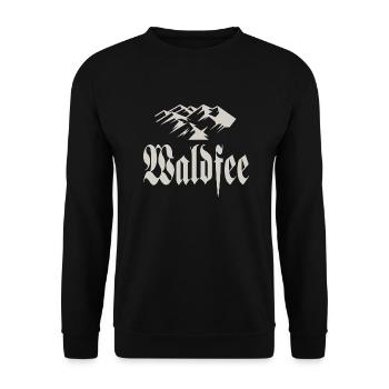 Waldfee - Unisex Pullover - Schwarz - Vorne - Alina (178cm) & Michal (187cm)