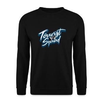 Tourist Squad Picture Photographer Vacation - Unisex Pullover - Schwarz - Vorne - Alina (178cm) & Michal (187cm)