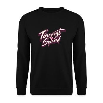 Tourist Squad Picture Photographer Vacation - Unisex Pullover - Schwarz - Vorne - Alina (178cm) & Michal (187cm)