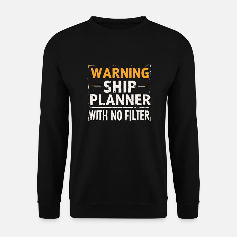 SHIP PLANNER - Unisex Sweatshirt - black