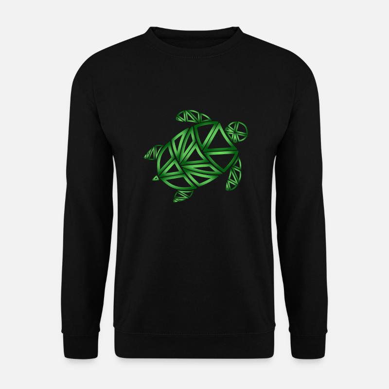 Schildkröte - Unisex Pullover - Schwarz
