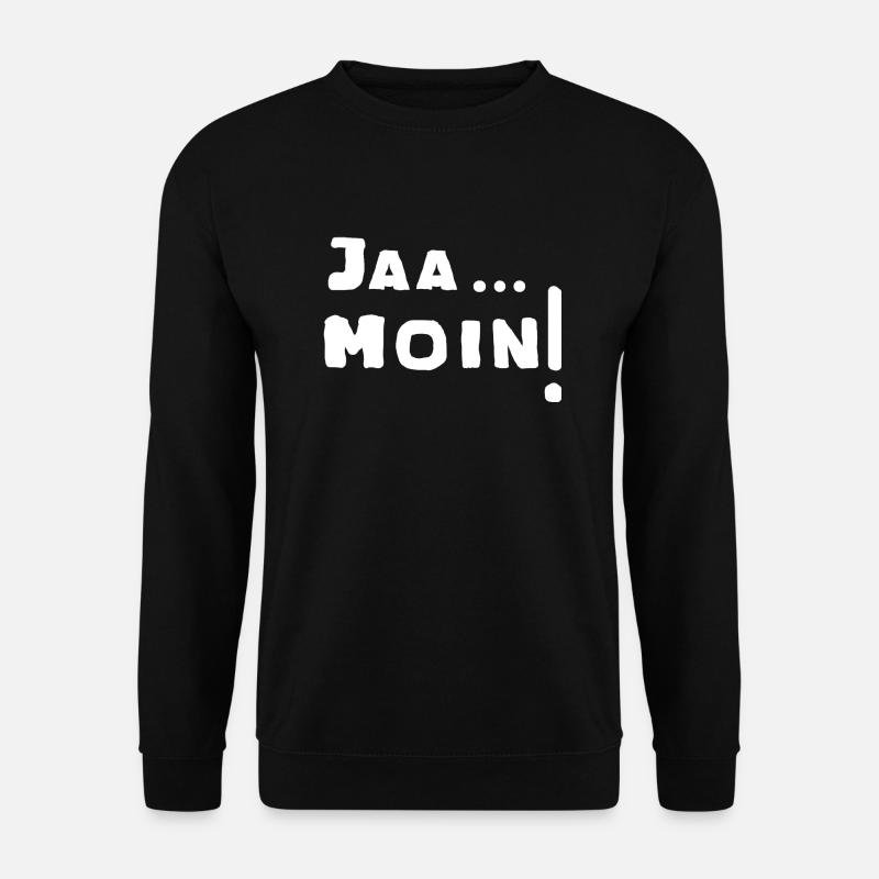moin! - Unisex Pullover - Schwarz