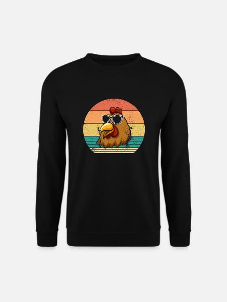 Chickens Hen - Unisex Sweatshirt - black