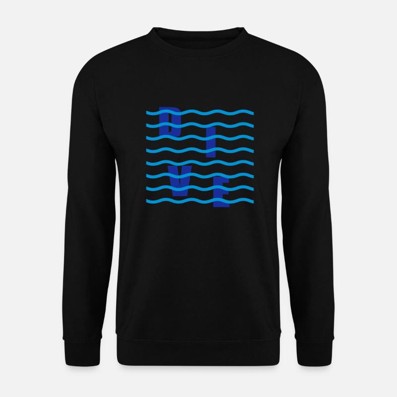 Tauchen - Unisex Pullover - Schwarz