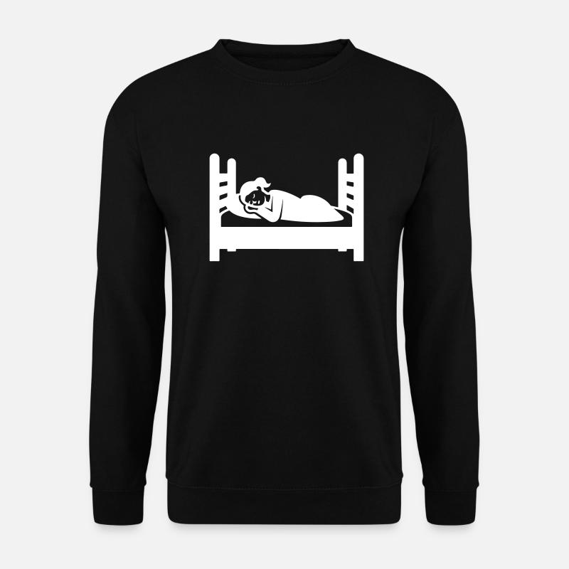 Schlafen Müde - Unisex Pullover - Schwarz