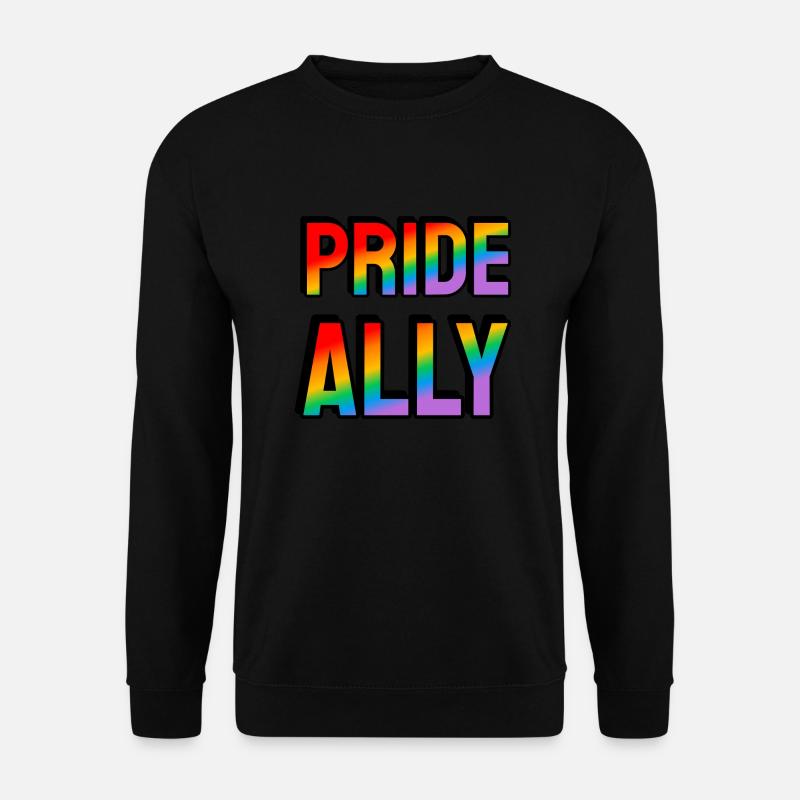Pride ally - Unisex Sweatshirt - black