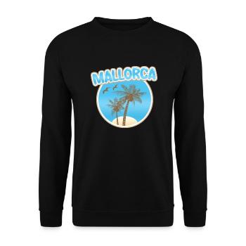 Majorca - Unisex Sweatshirt - black - Front - Alina (178cm) & Michal (187cm)