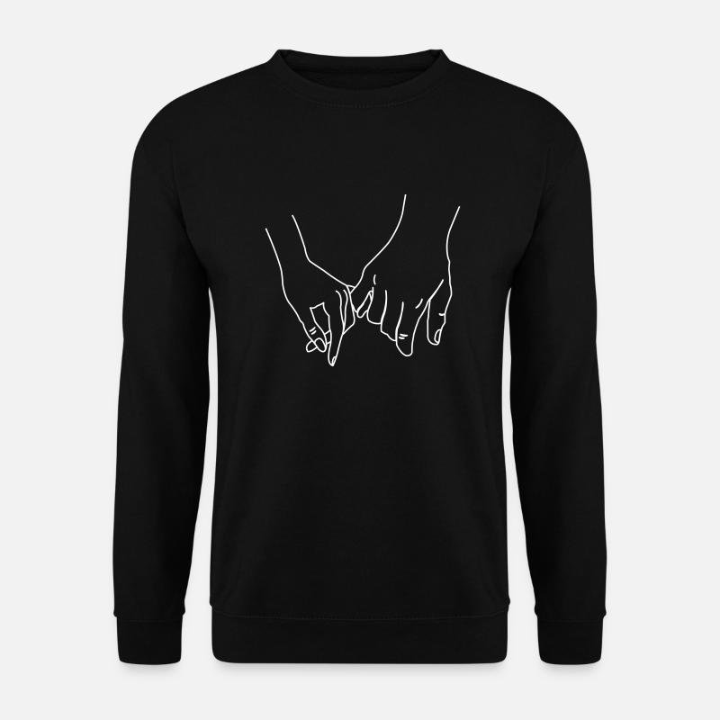 Hände Love - Unisex Pullover - Schwarz