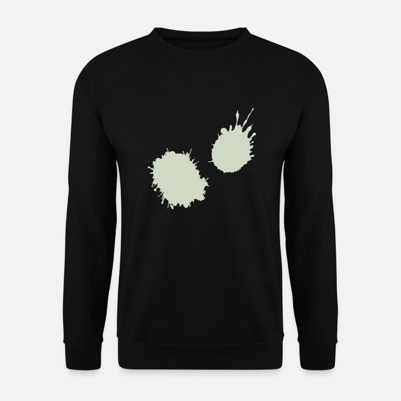 splatter farbklecks - Unisex Pullover - Schwarz
