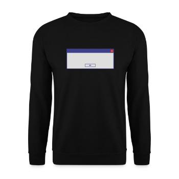 window_3colorok - Unisex Pullover - Schwarz - Vorne - Alina (178cm) & Michal (187cm)