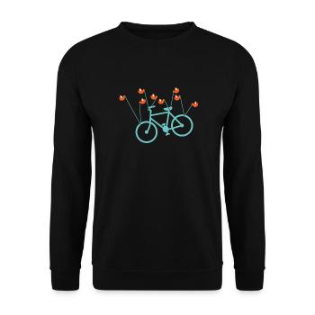 Fail bike - Unisex Sweatshirt - black - Front - Alina (178cm) & Michal (187cm)