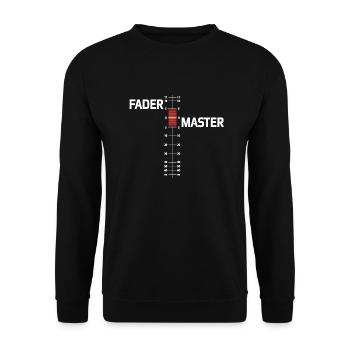 FADER MASTER - Unisex Pullover - Schwarz - Vorne - Alina (178cm) & Michal (187cm)