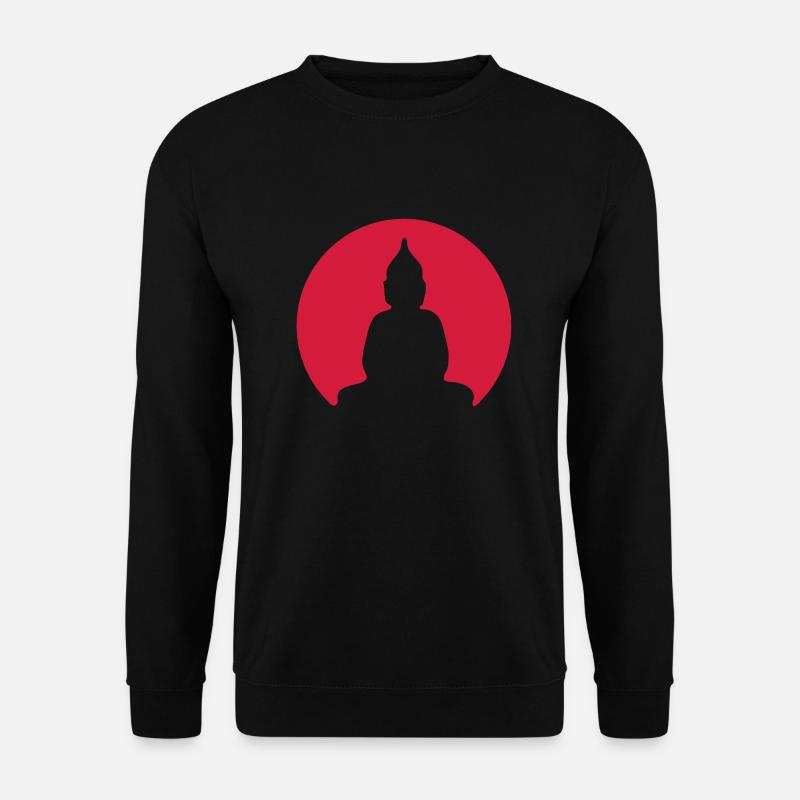 buddha - Unisex Pullover - Schwarz