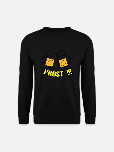 bier_prost - Unisex Pullover - Schwarz