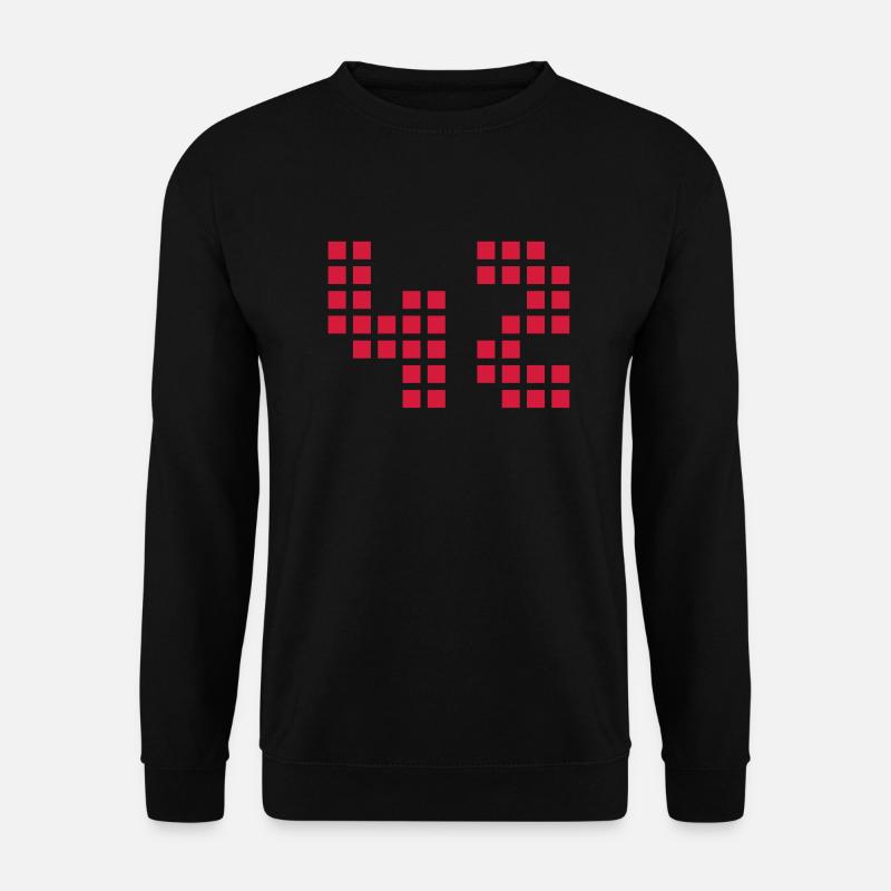 42 zweiundvierzig - Unisex Pullover - Schwarz