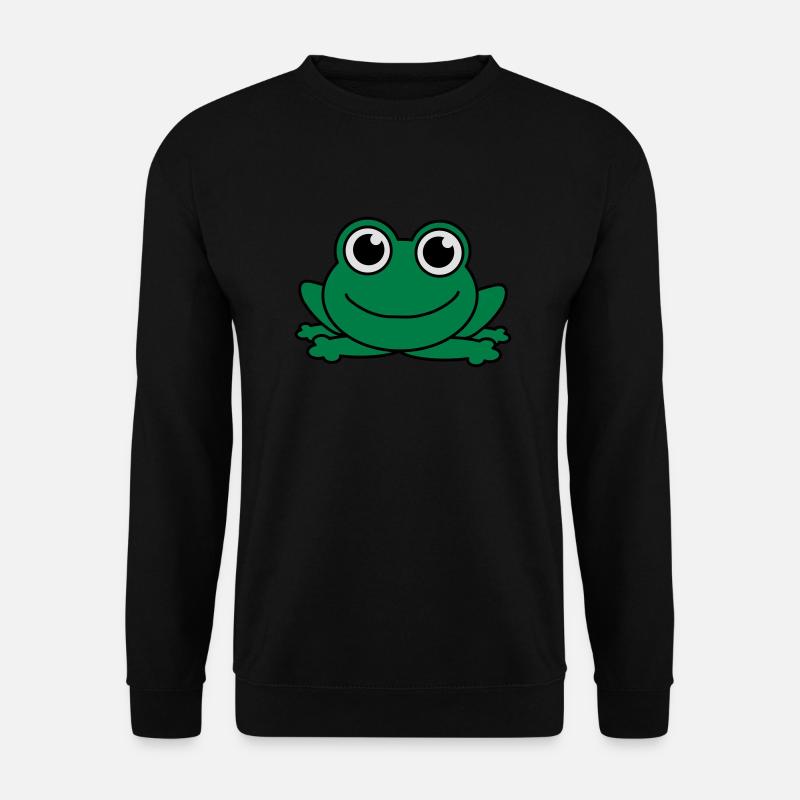 Cute Little Frog Baby - Unisex Pullover - Schwarz