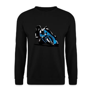 Moto sport - Sweat-shirt Unisexe - noir - Devant - Alina (178cm) & Michal (187cm)