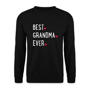 granny - Unisex Sweatshirt - black - Front - Alina (178cm) & Michal (187cm)