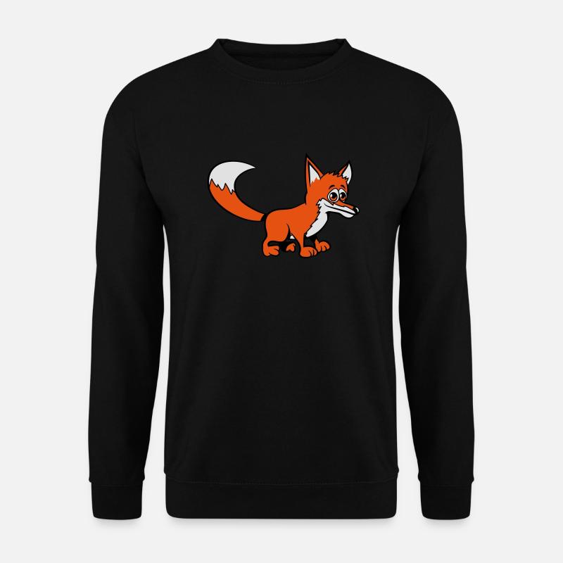 Fuchs süss - Unisex Pullover - Schwarz