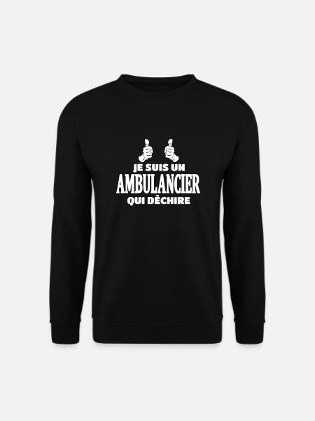 Ambulancier - Sweat-shirt Unisexe - noir