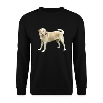 Labrador en marron clair - Sweat-shirt Unisexe - noir - Devant - Alina (178cm) & Michal (187cm)