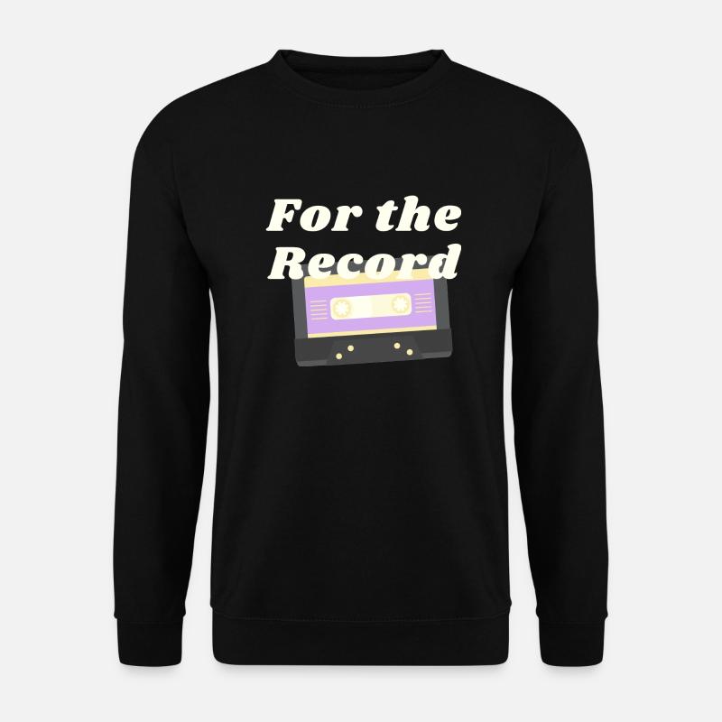 non binary for the record - Unisex Sweatshirt - black