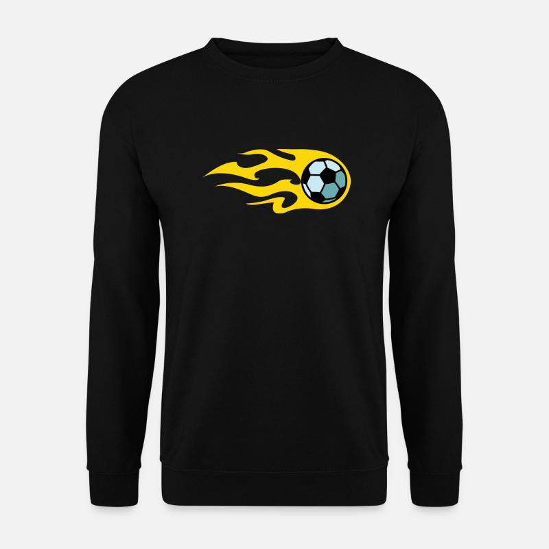 soccer fire - Unisex Pullover - Schwarz