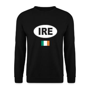 Iteland - Unisex Sweatshirt - black - Front - Alina (178cm) & Michal (187cm)