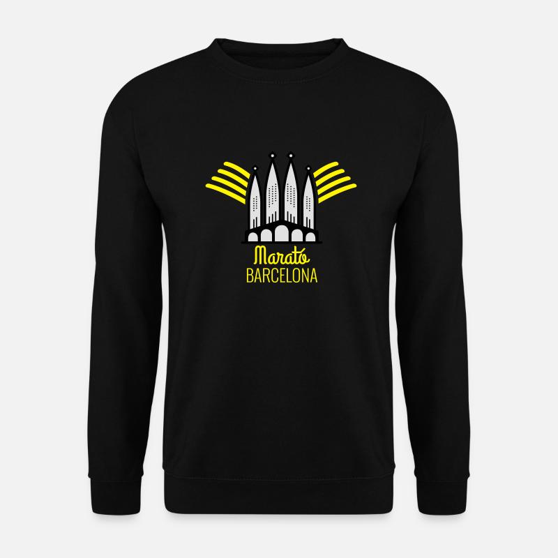 marathon de Barcelone - Sweat-shirt Unisexe - noir