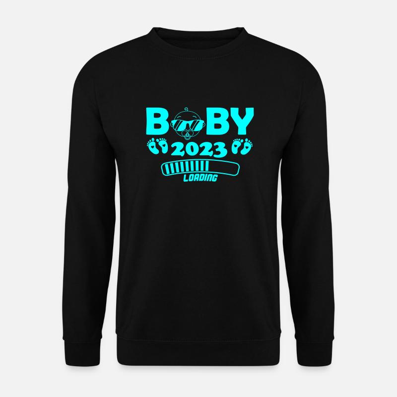 Baby 2023 Loading - Unisex Pullover - Schwarz