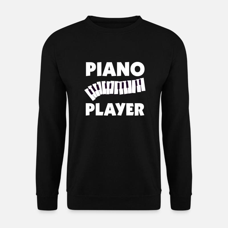 Piano Player - Unisex Pullover - Schwarz