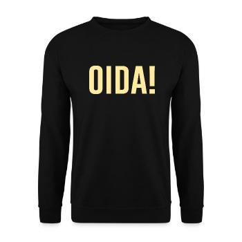 Oida Bavarois Autriche Autriche - Sweat-shirt Unisexe - noir - Devant - Alina (178cm) & Michal (187cm)