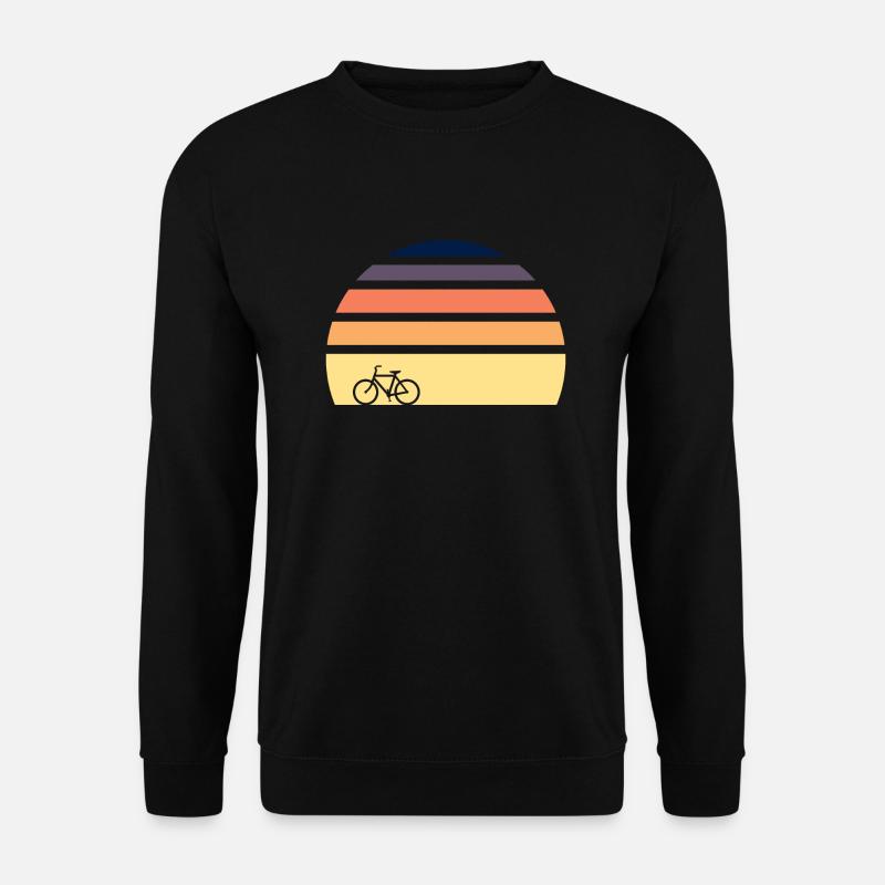 Bicycle Sunset - Unisex Sweatshirt - black