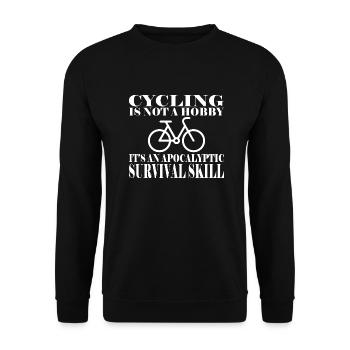 Triathlon Natation Vélo Run Marathon - Sweat-shirt Unisexe - noir - Devant - Alina (178cm) & Michal (187cm)
