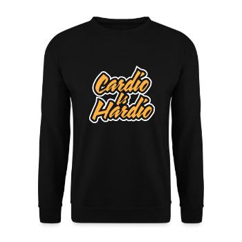 CARDIOO - Unisex Pullover - Schwarz - Vorne - Alina (178cm) & Michal (187cm)