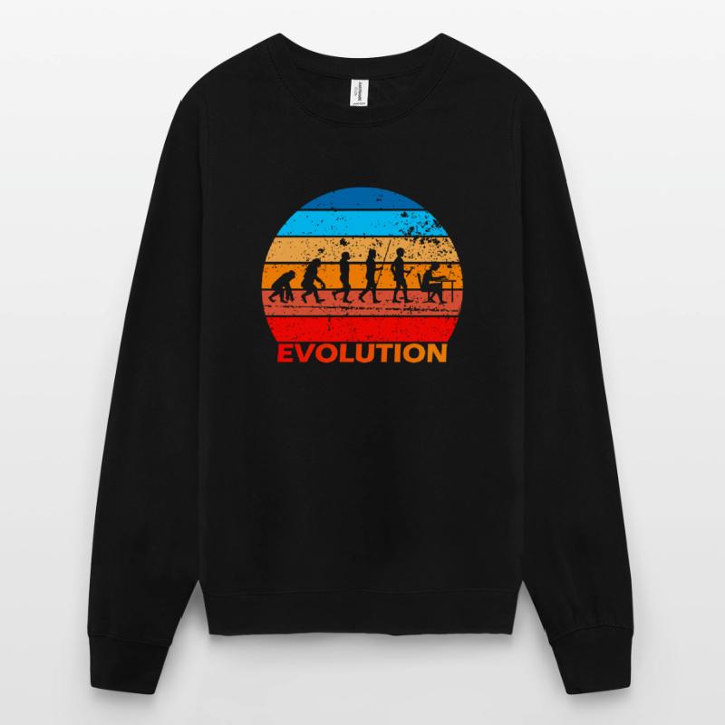 Evolution de l’informatique informatique Informatique Computer Science Computer Nerds Sweat-shirt Unisexe