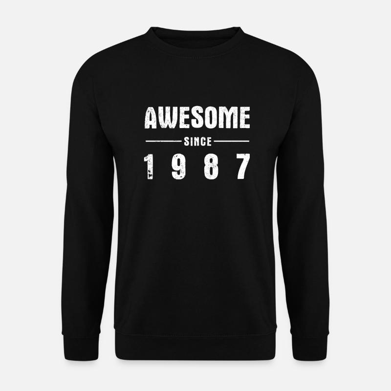 Awesome -since- 1987 - Unisex Sweatshirt - black