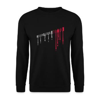 I prefer not to - Unisex Sweatshirt - black - Front - Alina (178cm) & Michal (187cm)