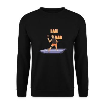 Badminton - Sweat-shirt Unisexe - noir - Devant - Alina (178cm) & Michal (187cm)