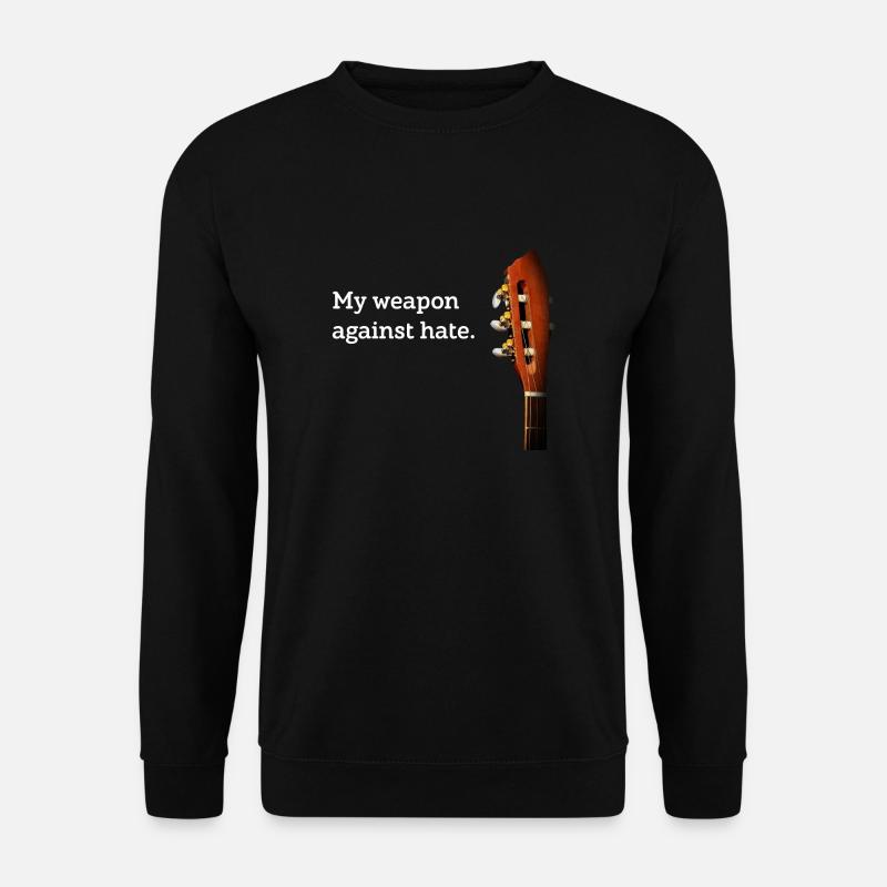 My Weapon Against Hate - Unisex Sweatshirt - black